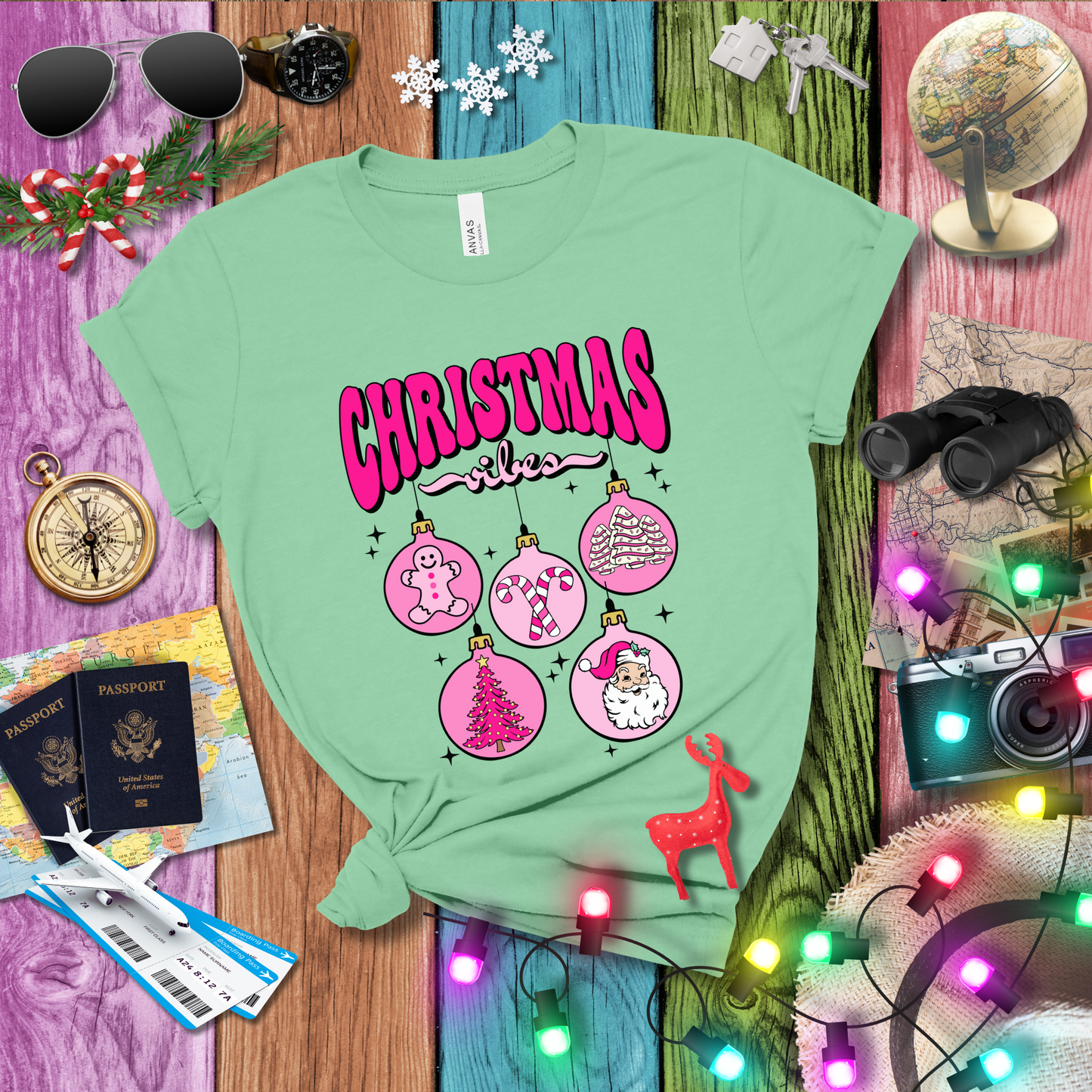 CHRISTMAS VIBES_4 T-Shirt