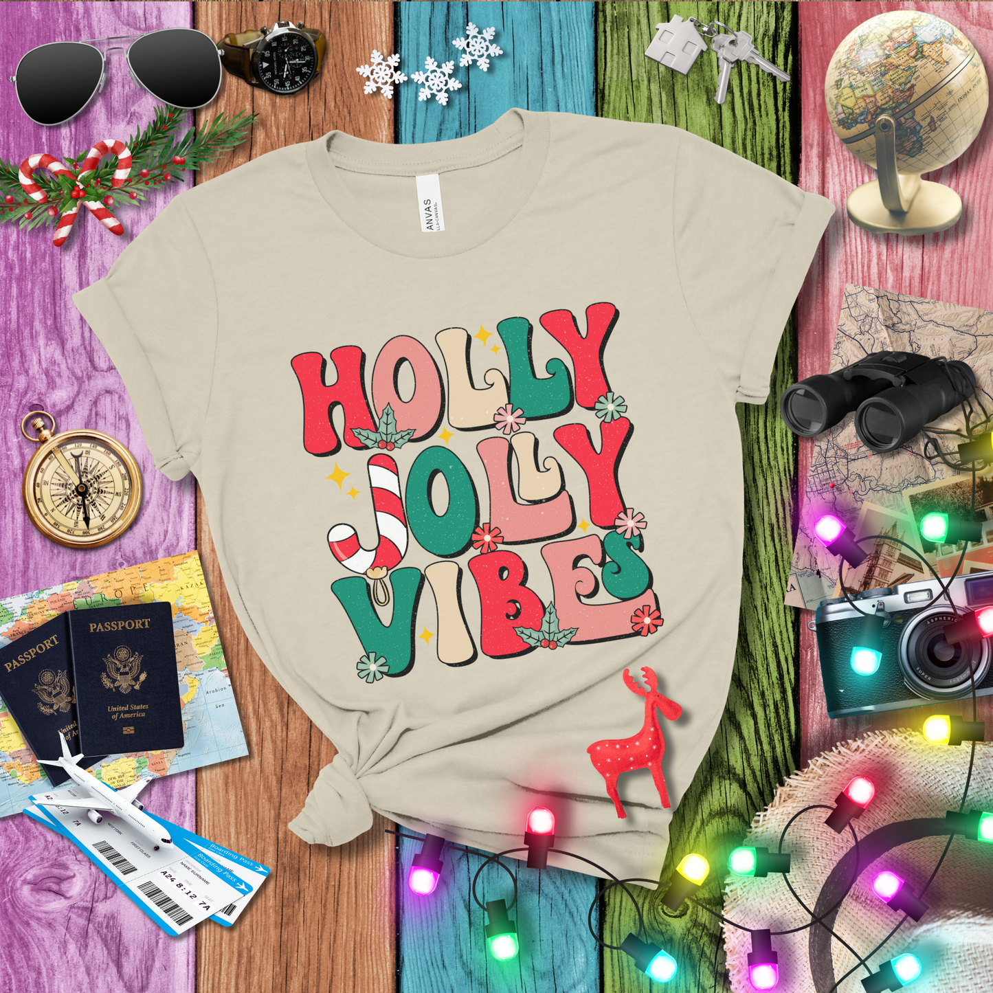 HOLLY JOLLY VIBES T-Shirt