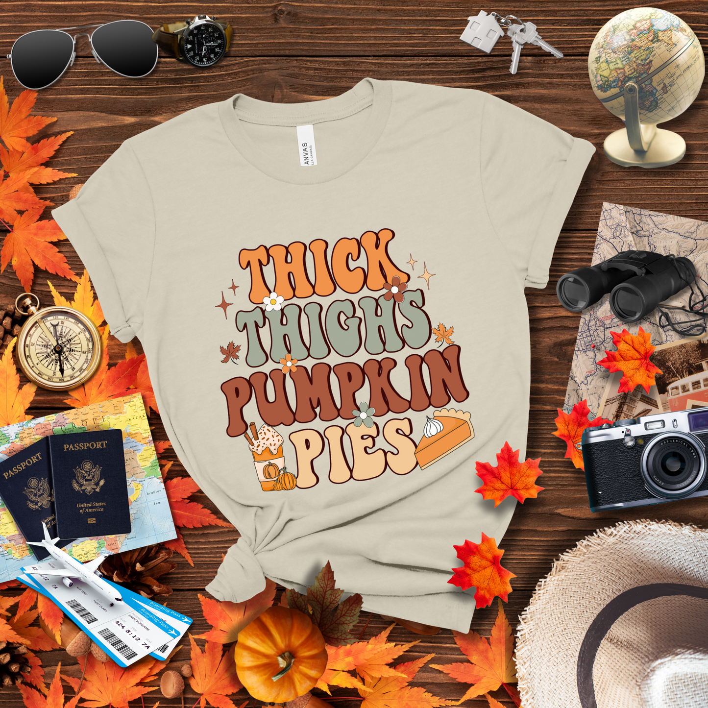 THICK THIGHS PUMPKIN PIES T-Shirt