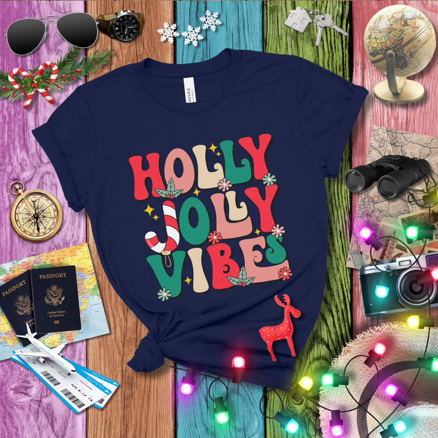 HOLLY JOLLY VIBES T-Shirt