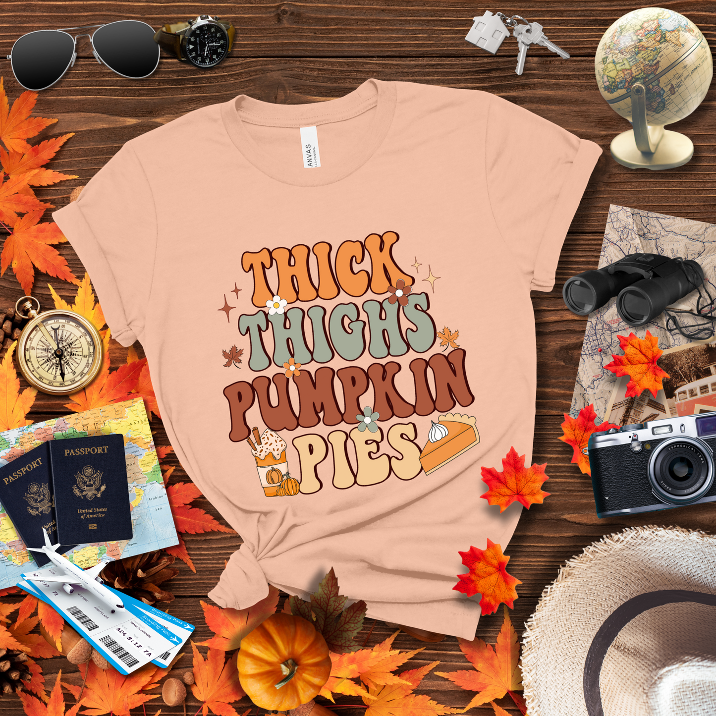 THICK THIGHS PUMPKIN PIES T-Shirt