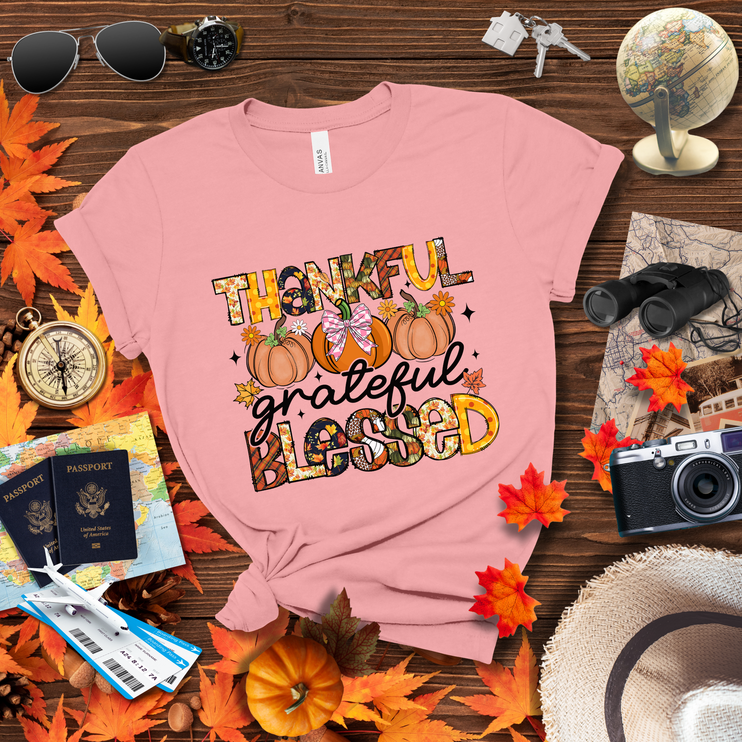 THANKFUL, GRATEFUL, BLESSED T-Shirt