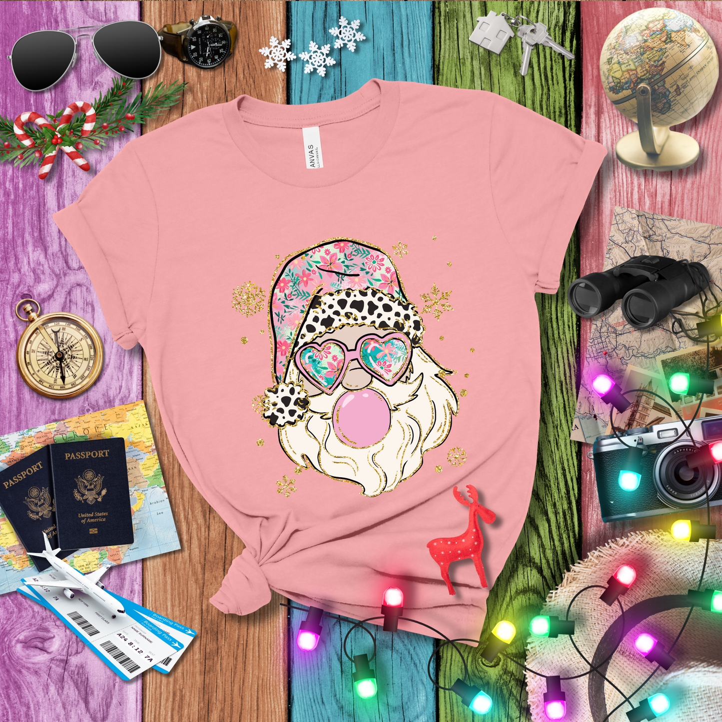 COOL SANTA WITH BUBBLEGUM T-Shirt