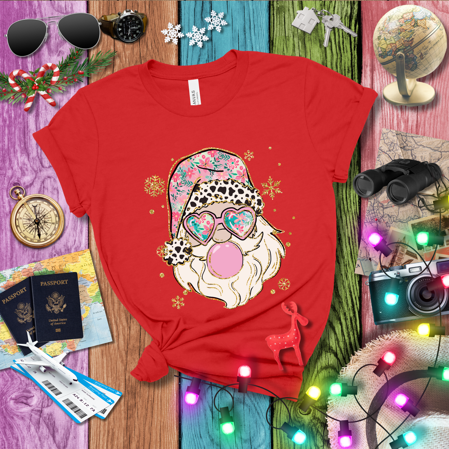 COOL SANTA WITH BUBBLEGUM T-Shirt