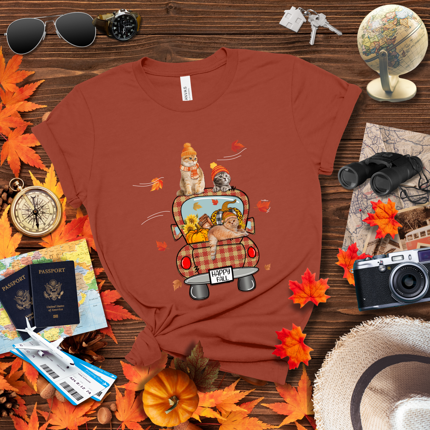 HAPP FALL CATS T-Shirt