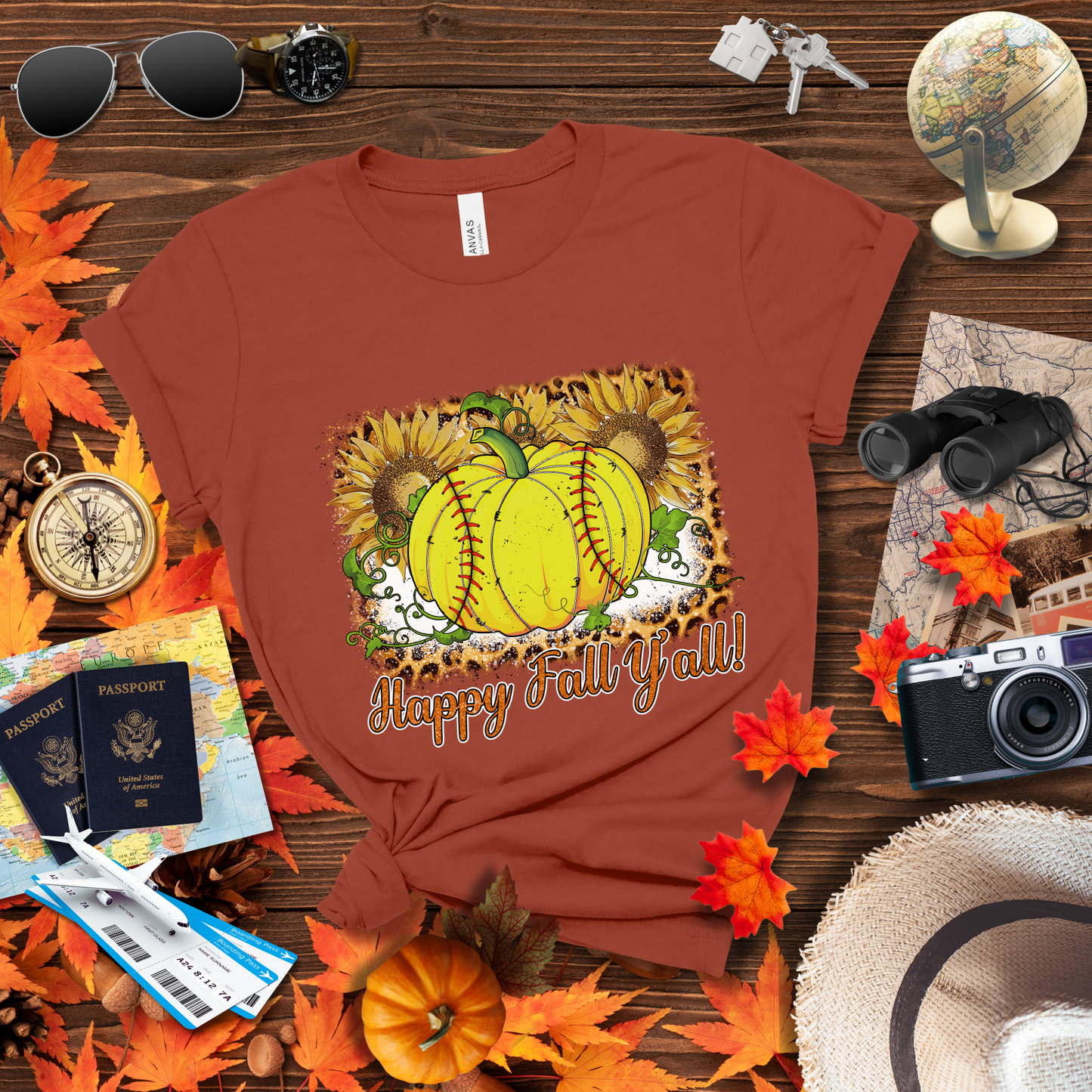 HAPPY FALL Y'ALL T-Shirt