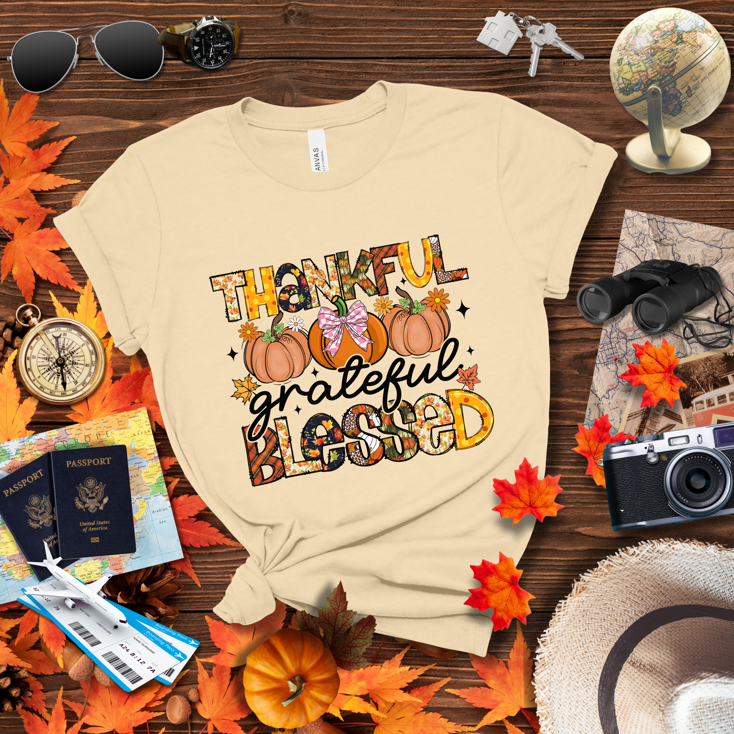 THANKFUL, GRATEFUL, BLESSED T-Shirt