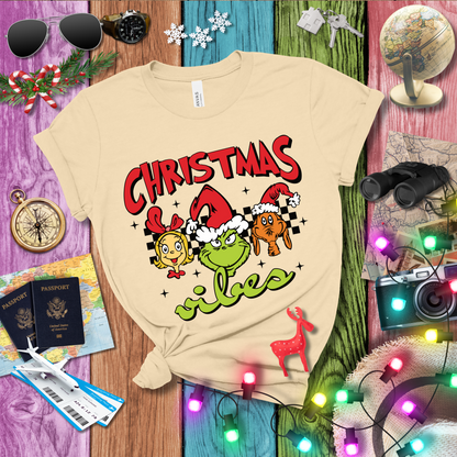 GRINCH CHRISTMAS VIBES T-Shirt