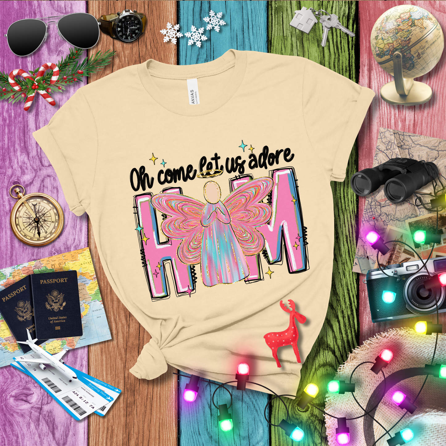 OH COME LET US ADORE HIM T-Shirt