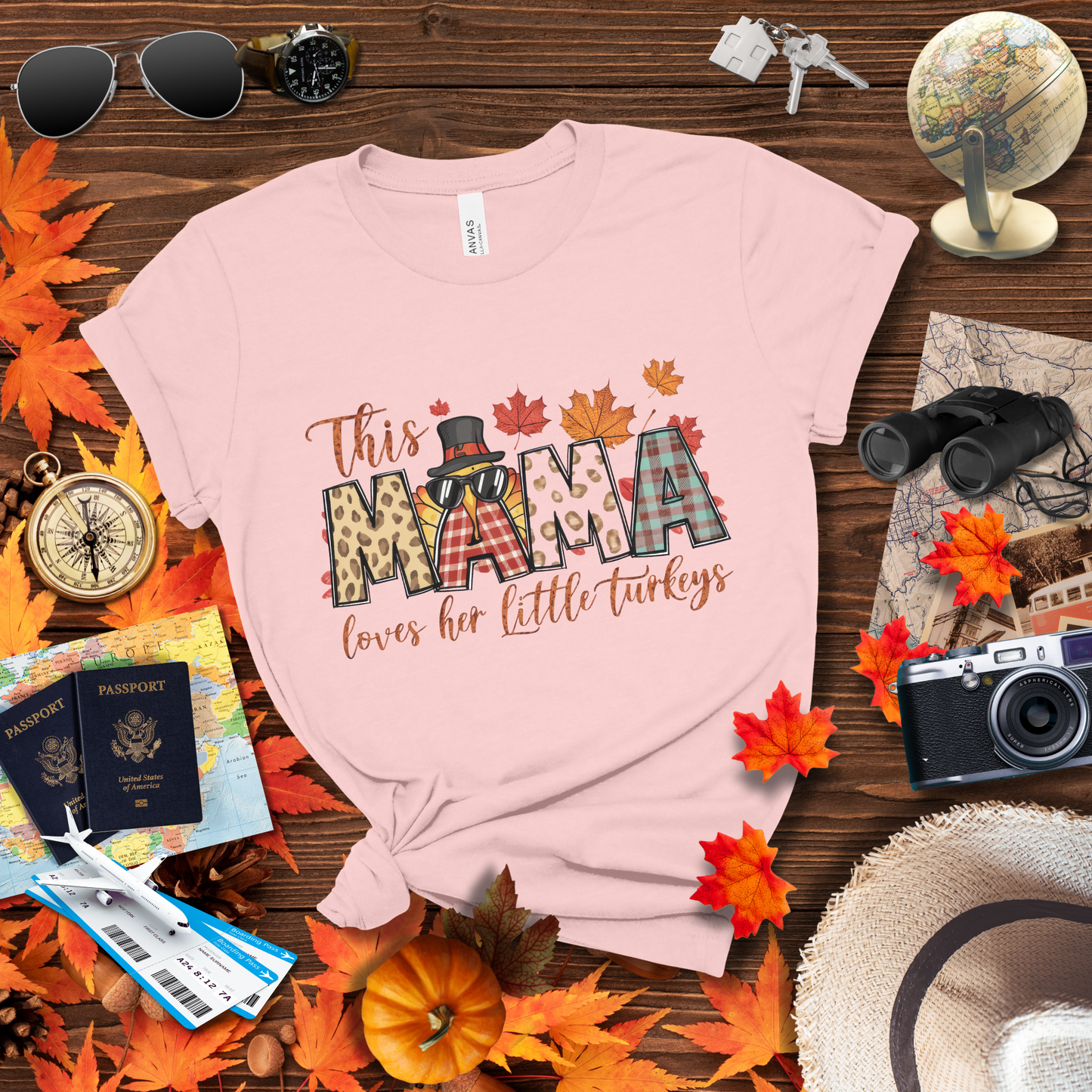 MAMA LOVES HER LITTLE TURKEYS T-Shirt