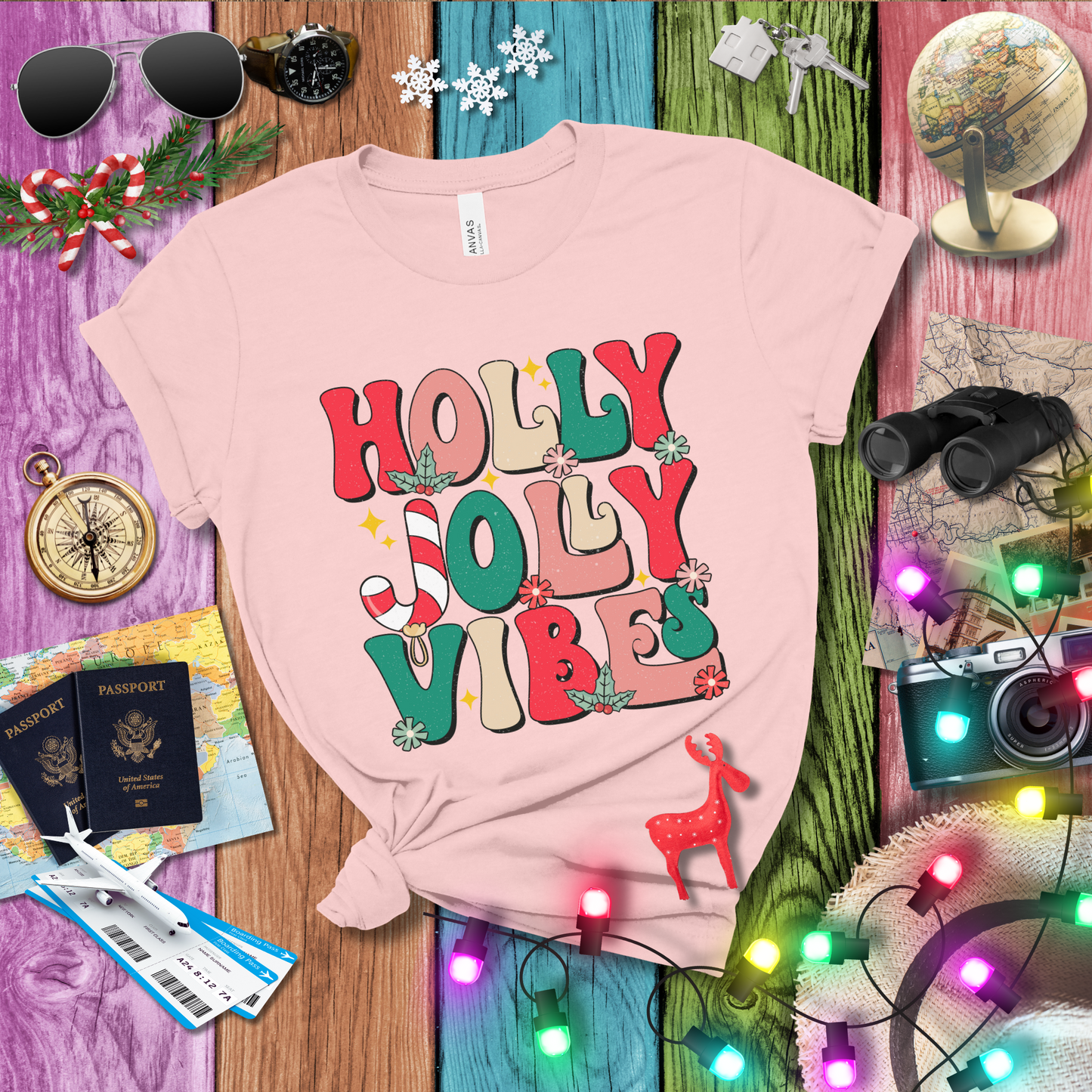 HOLLY JOLLY VIBES T-Shirt