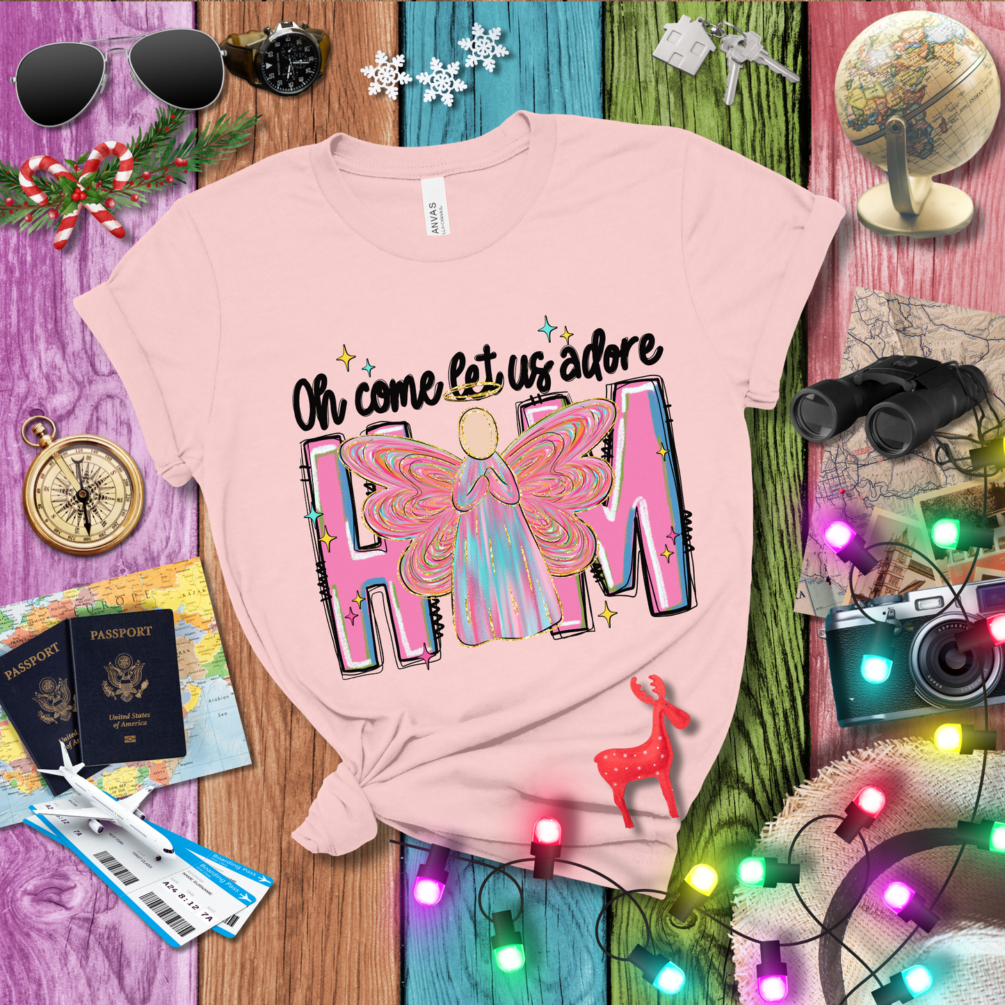 OH COME LET US ADORE HIM T-Shirt