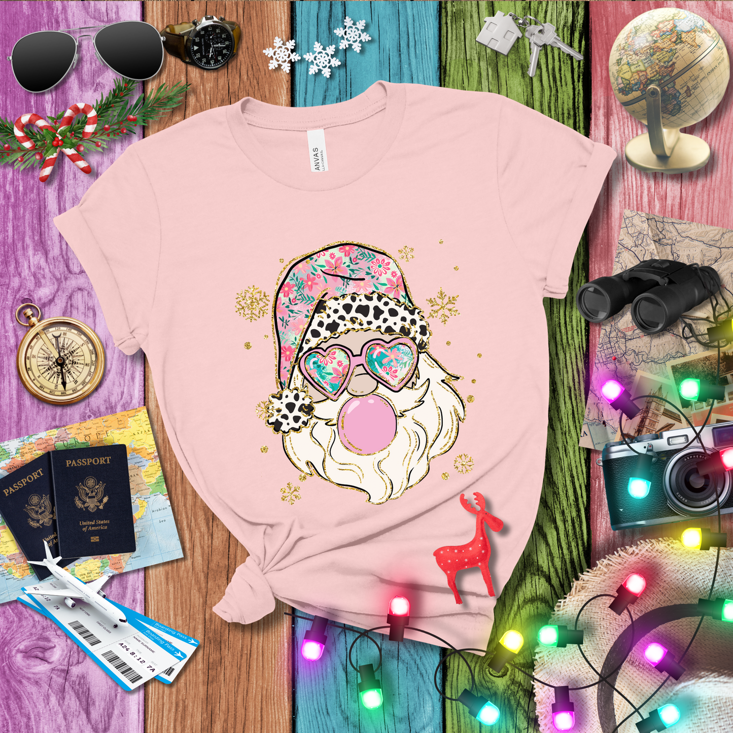 COOL SANTA WITH BUBBLEGUM T-Shirt