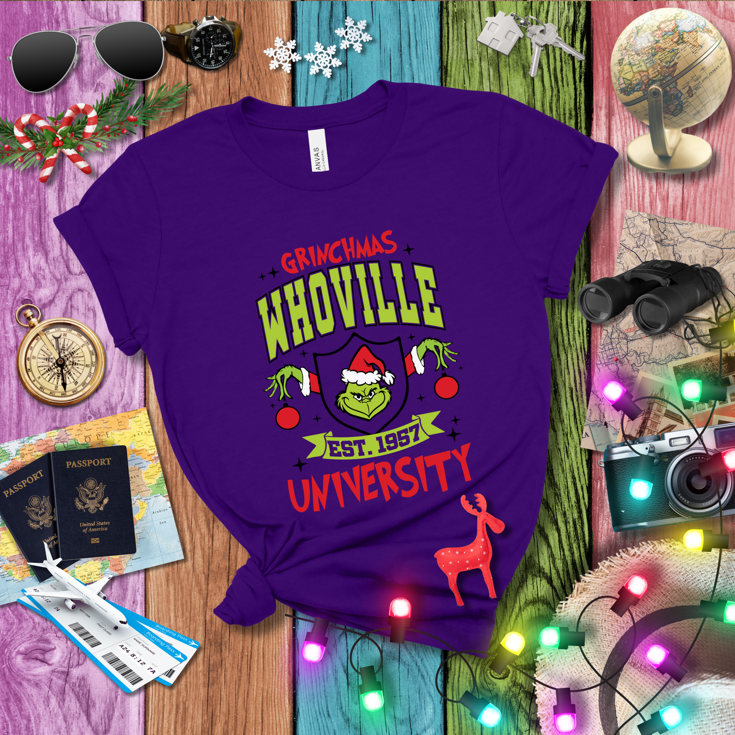 GRINCHMAS WHOVILLE UNIVERSITY T-Shirt