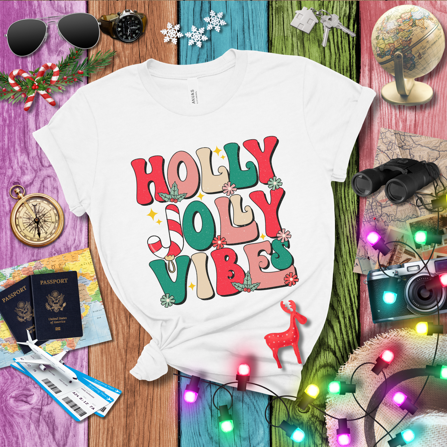 HOLLY JOLLY VIBES T-Shirt