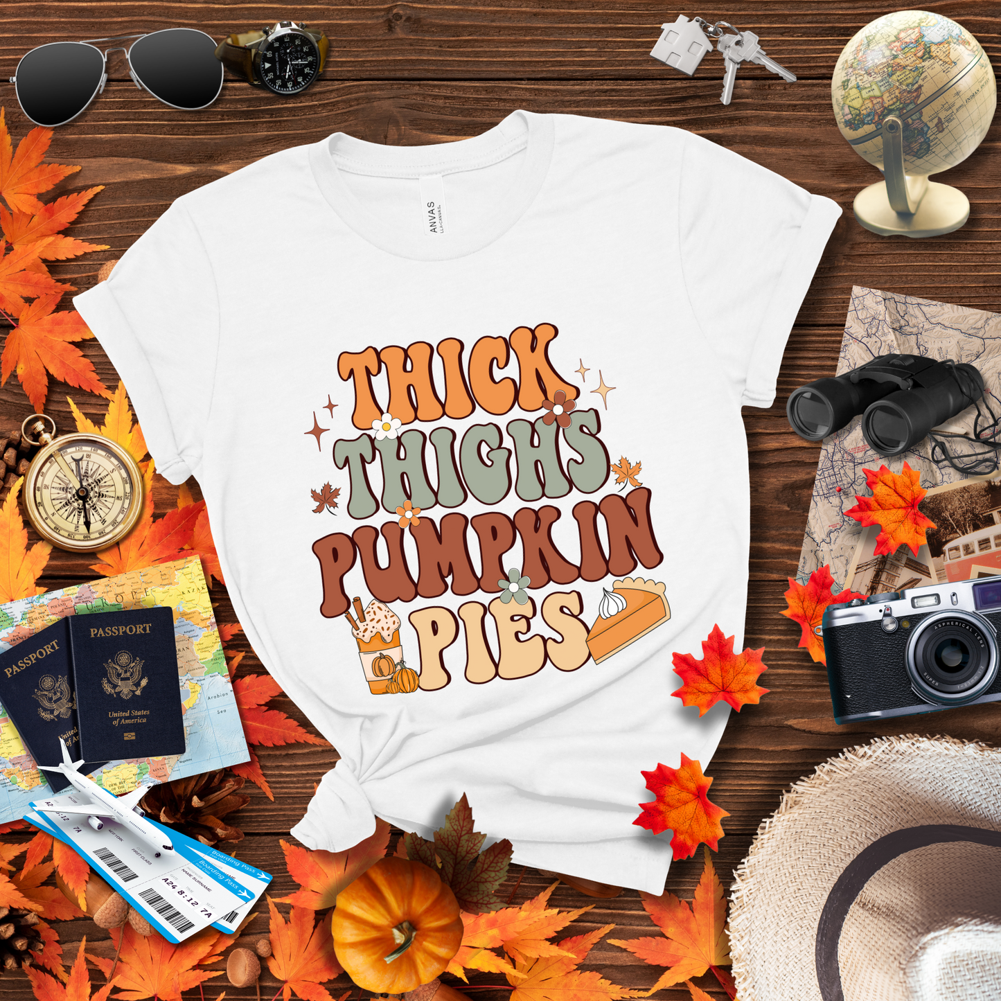 THICK THIGHS PUMPKIN PIES T-Shirt