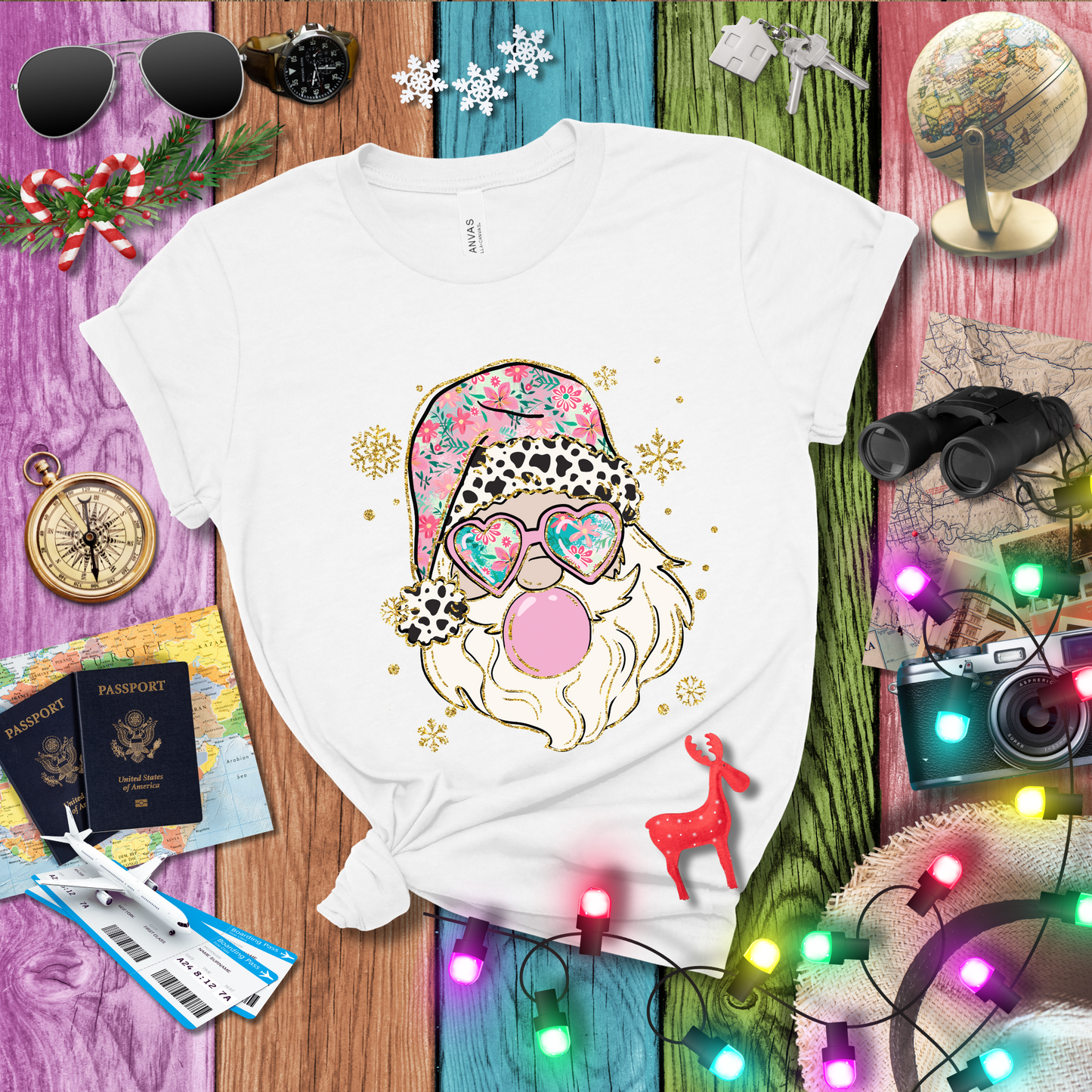 COOL SANTA WITH BUBBLEGUM T-Shirt