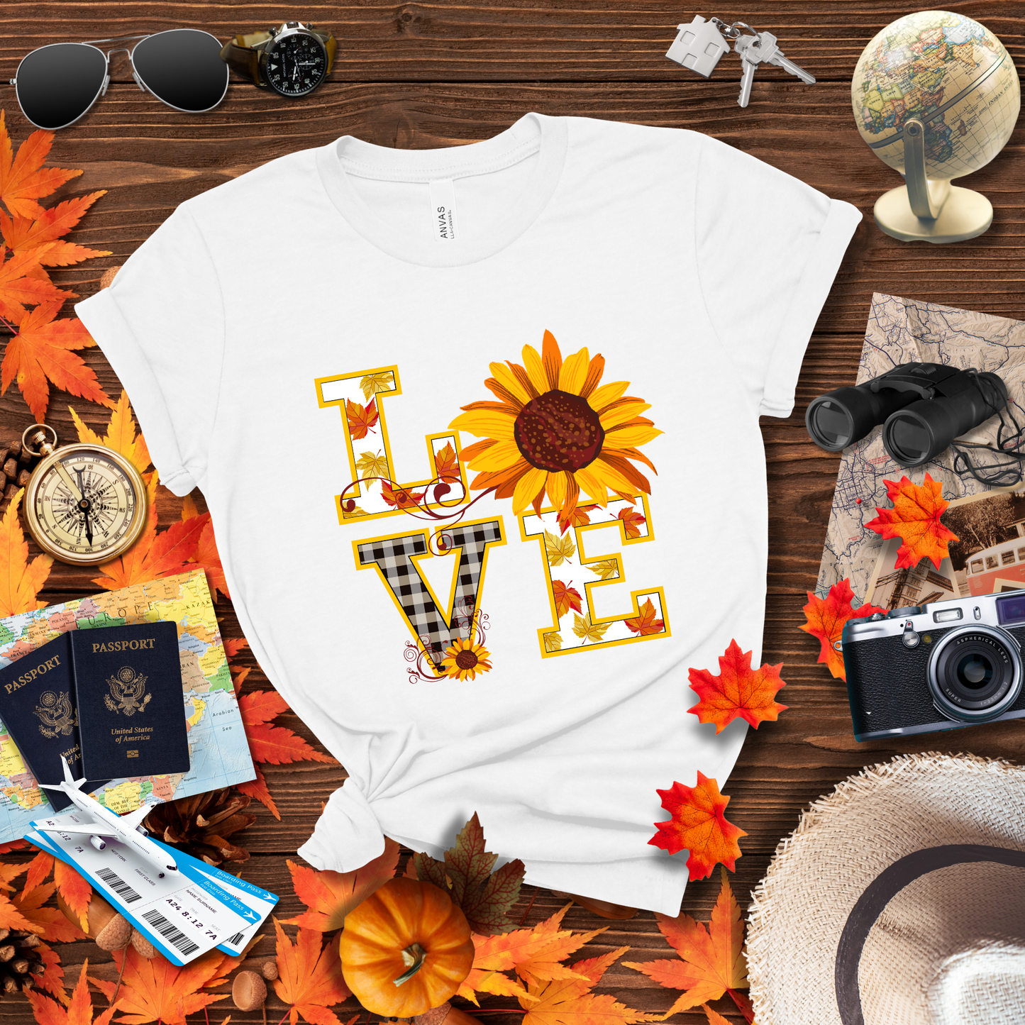 LOVE SUNFLOWER FALL T-Shirt