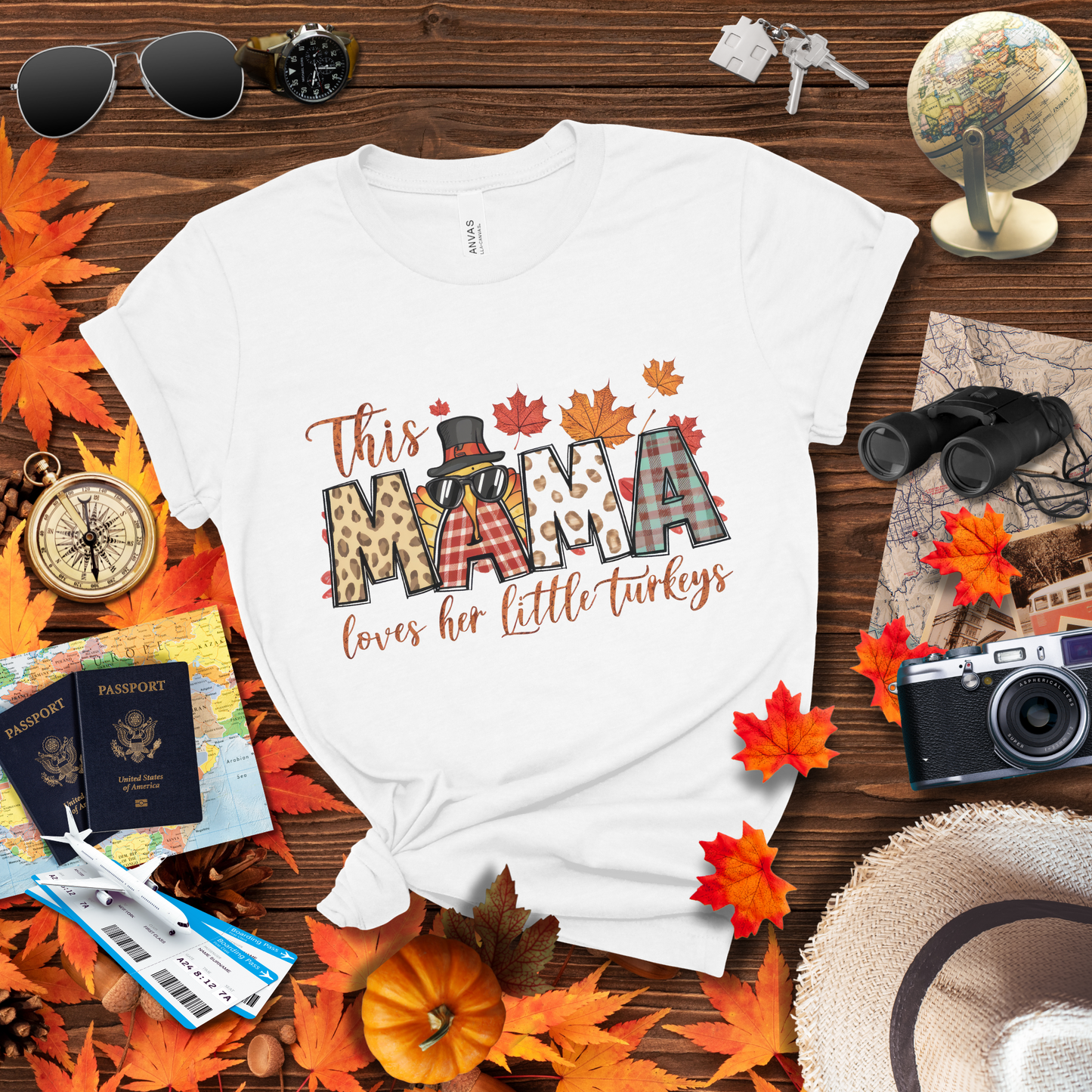 MAMA LOVES HER LITTLE TURKEYS T-Shirt